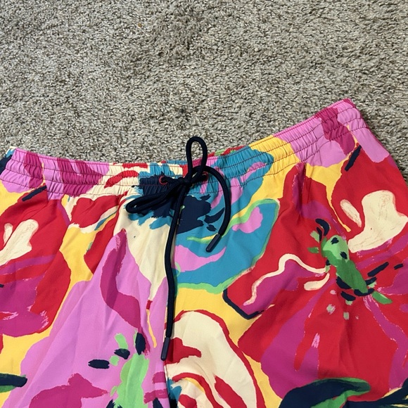 NWT Paisley & Gray Men's Gilligan Size Large Abstract Floral 6" Swim Trunks Pop - Picture 10 of 10